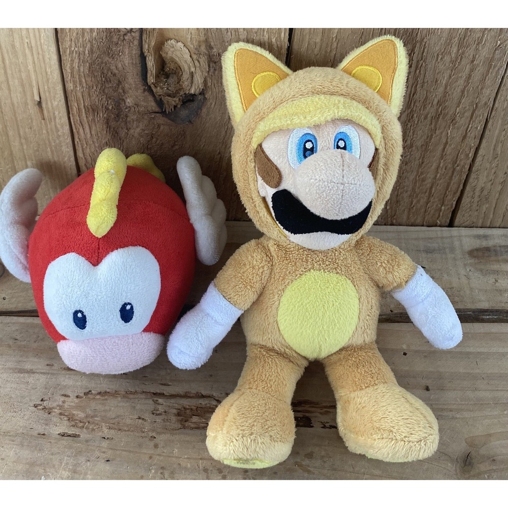 VTG Lot Of 2 Superβ Mario Plushies Collectibles Nerdy